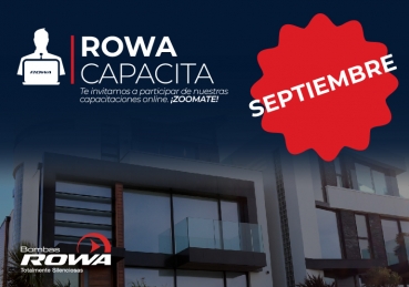 ROWA CAPACITA / SEPTIEMBRE